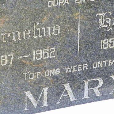 MARX Cornelius 1887-1962 &amp; Hermina 1891-