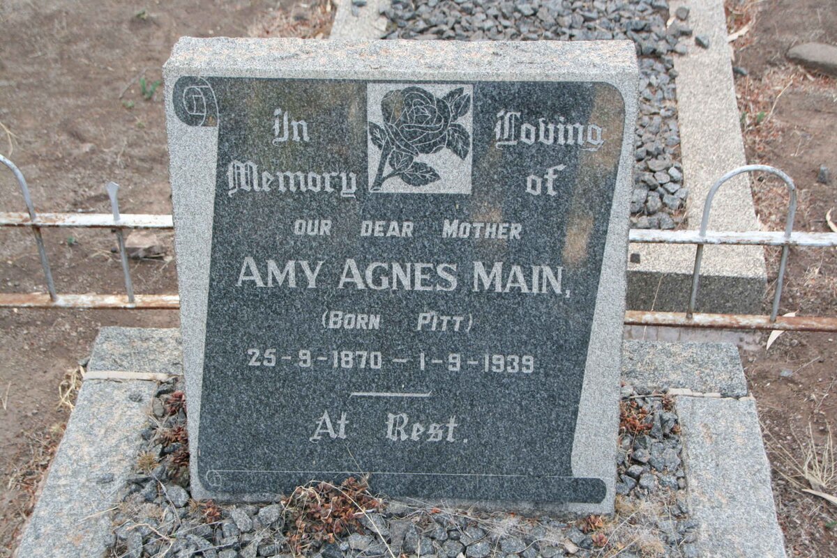 MAIN Amy Agnes nee PITT 1870-1939