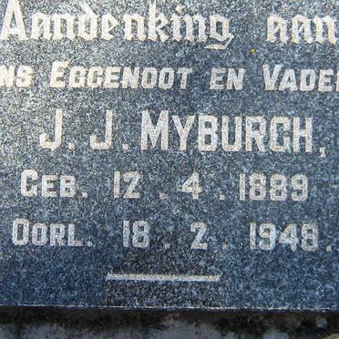 MYBURGH J.J. 1889-1948