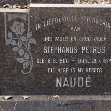 NAUDÉ Stephanus Petrus 1900-1974