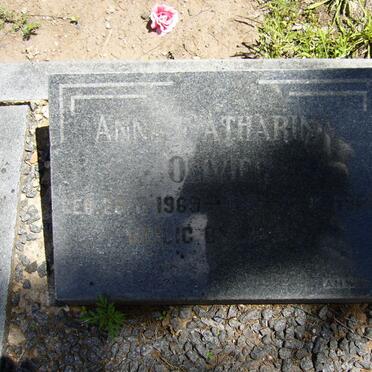 OLIVIER Anna Catharina 1969-1969