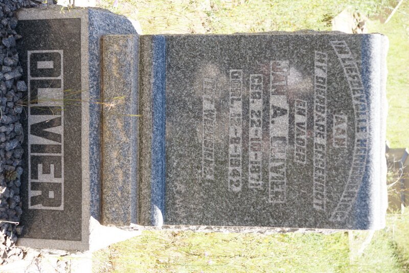 OLIVIER Jan A. 1871-1942