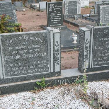 PRINSLOO Hendrik Christoffel 18?7-1954 & L.S.L. KOTZE nee KRUGER 1899-19?6