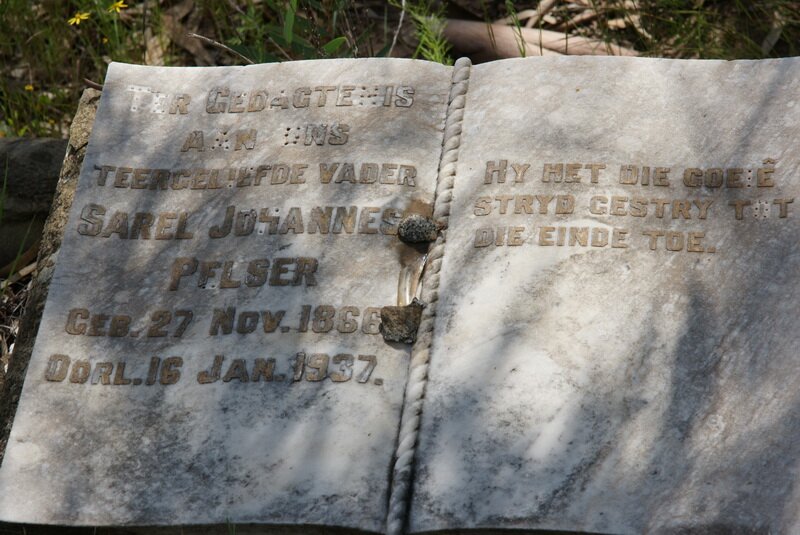 PELSER Sarel Johannes 1866-1937