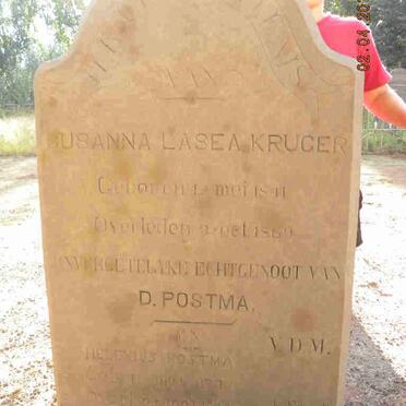 POSTMA Susanna Lasea nee KRUGER 1841-1869