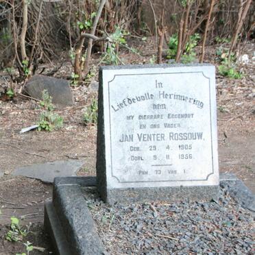 ROSSOUW Jan Venter 1905-1956