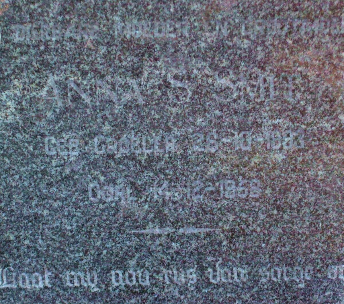 SMIT Anna S. nee GROBLER 1883-1968