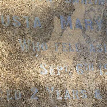 SINTON Augusta Mary -1917