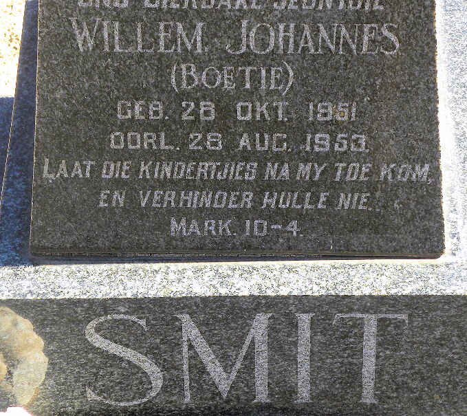 SMIT Willem Johannes 1951-1953