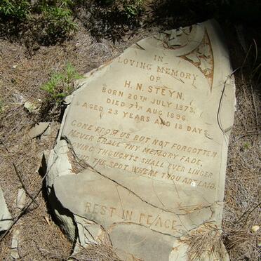 STEYN H.N. 1873-1896