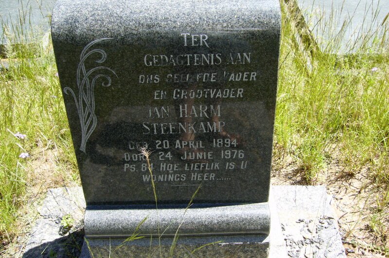 STEENKAMP Jan Harm 1894-1976