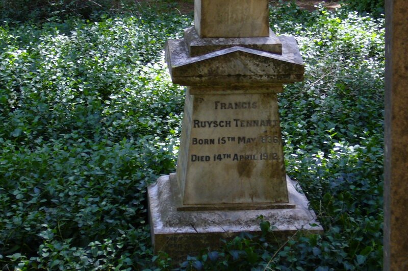 TENNANT Francis Ruysch 1836-1912