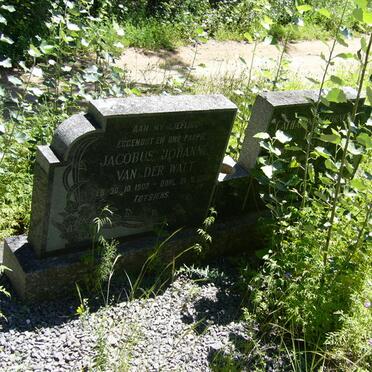 WALT Jacobus Johannes, van der 1903-1965 &amp; Catharina Cornelia