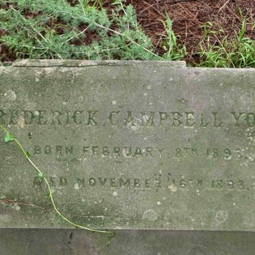 YOUNG Frederick Campbell 1893-1893