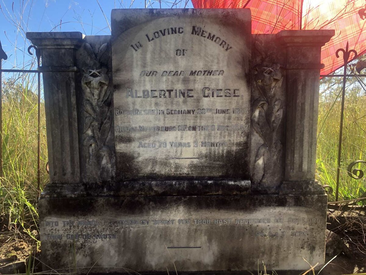 GIESE Albertine 1853-1932
