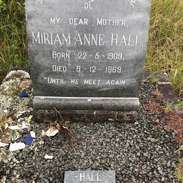 HALL Ivor Melville 1904-1978 :: HALL Miriam Anne 1909-1969