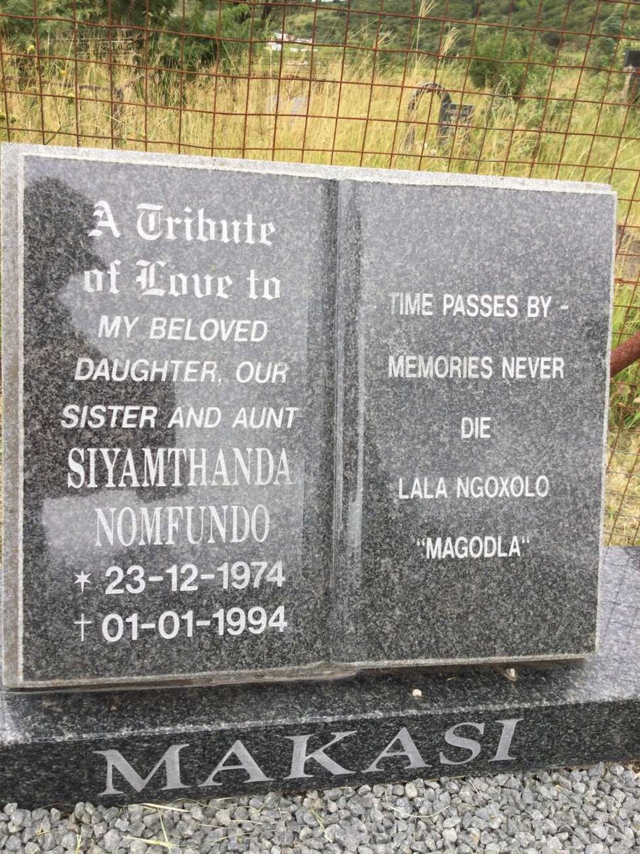MAKASI Siyamthanda Nomfundo 1974-1994
