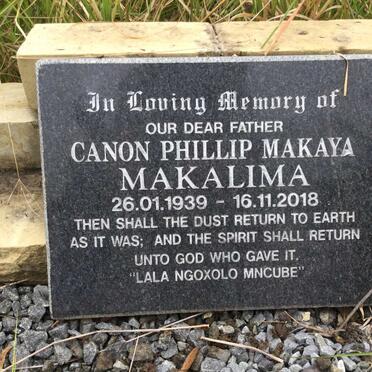 MAKALIMA Canon Phillip Makaya 1939-2018