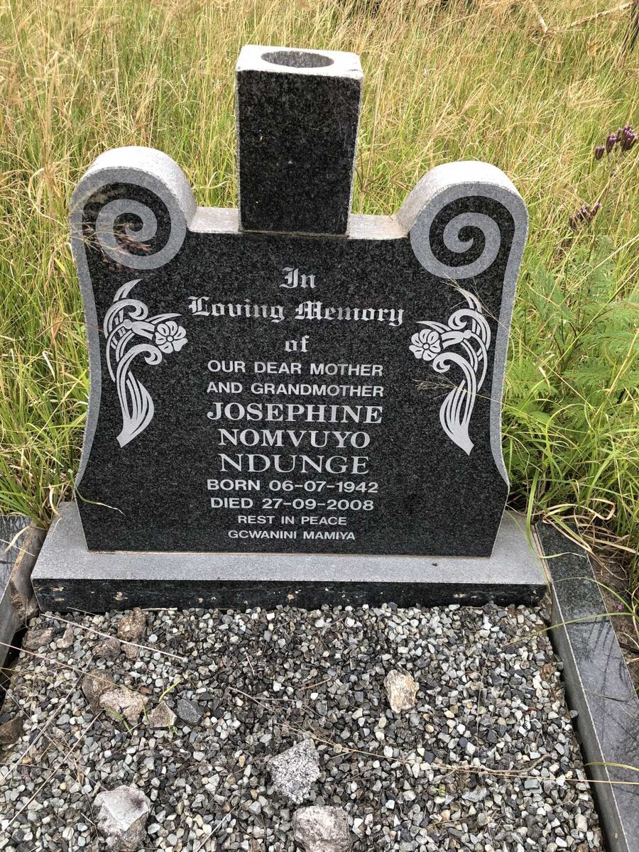 NDUNGE Josephine Nomvuyo 1942-2008