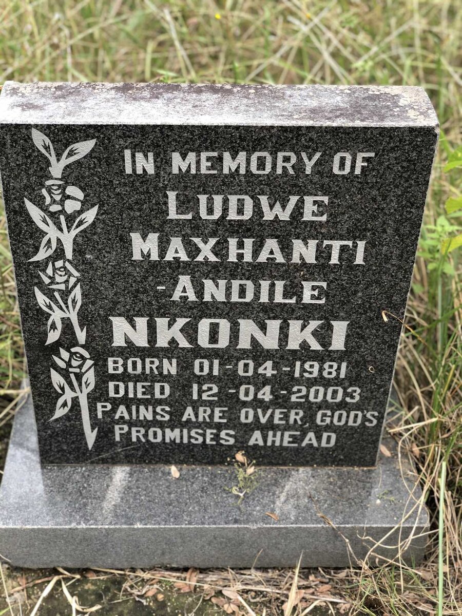 NKONKI Ludwe Maxhanti Andile 1981-2003