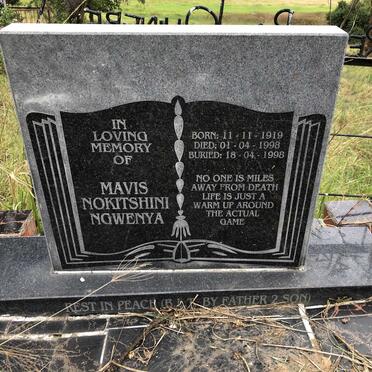 NGWENYA Mavis Nokitshini 1919-1998