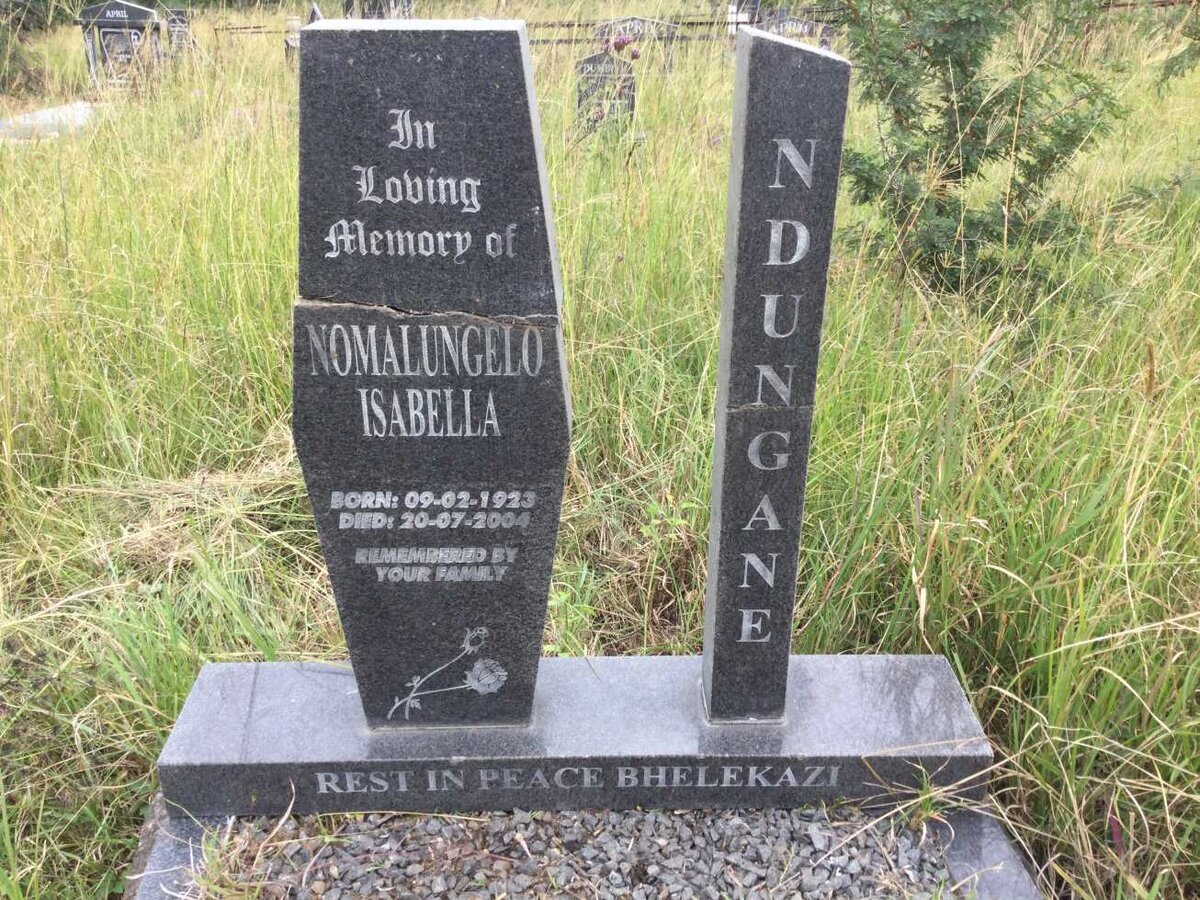 NDUNGANE Nomalungelo Isabella 1923-2004