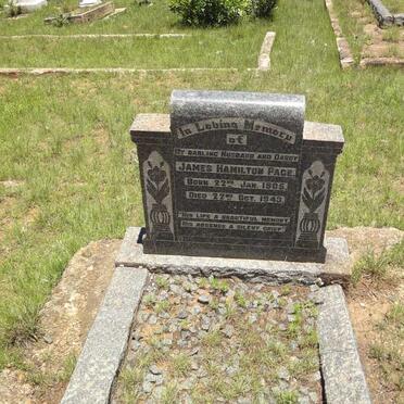 PAGE James Hamilton 1905-1943