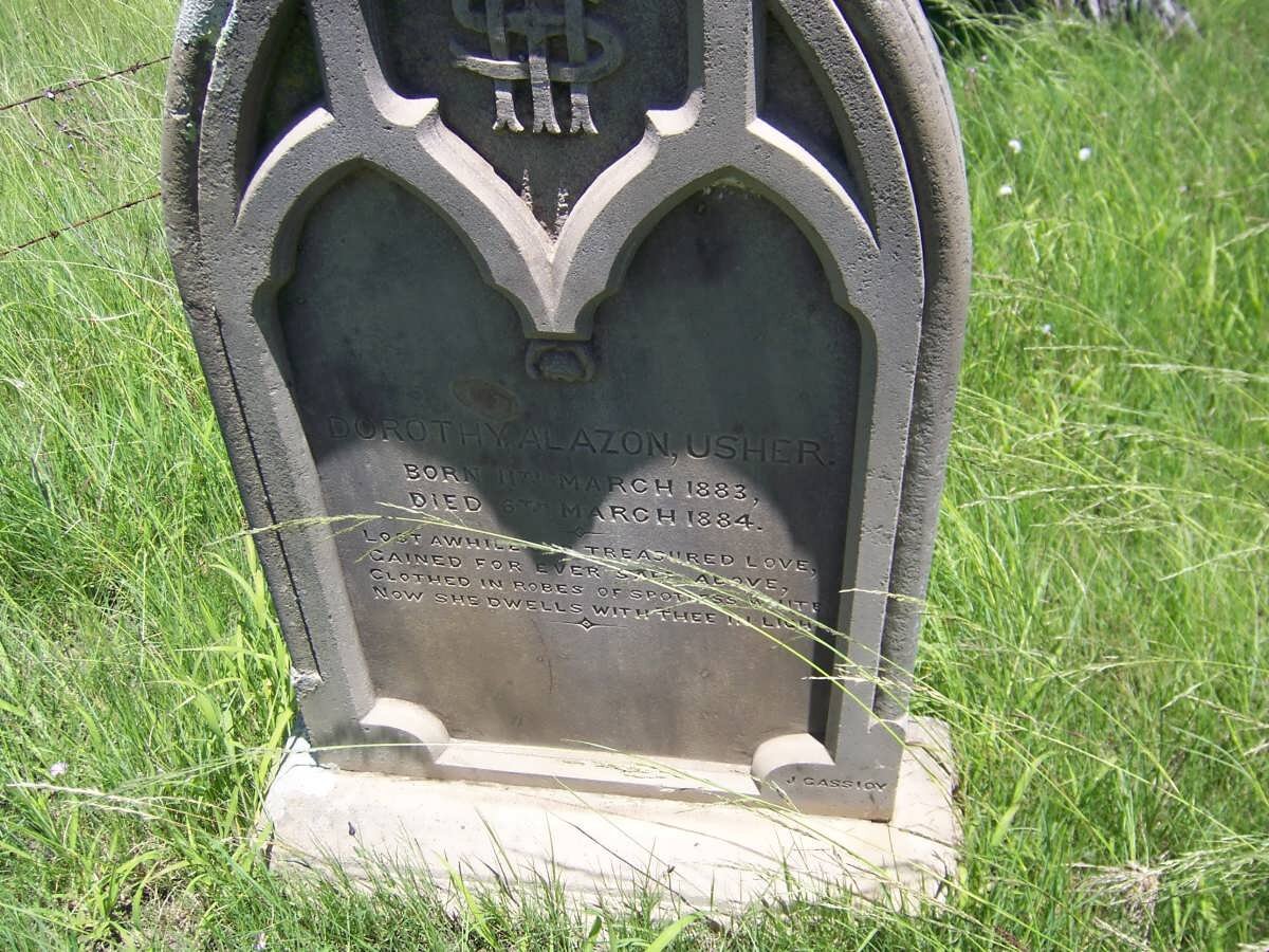 USHER Dorothy Alazon 1883-1884