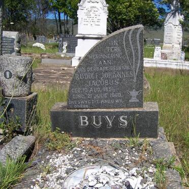 BUYS Rudolf Johannes Jacobus 1951-1960
