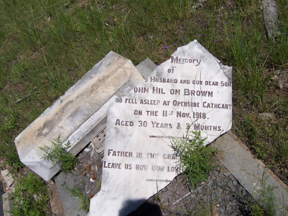 BROWN John Hilton -1918