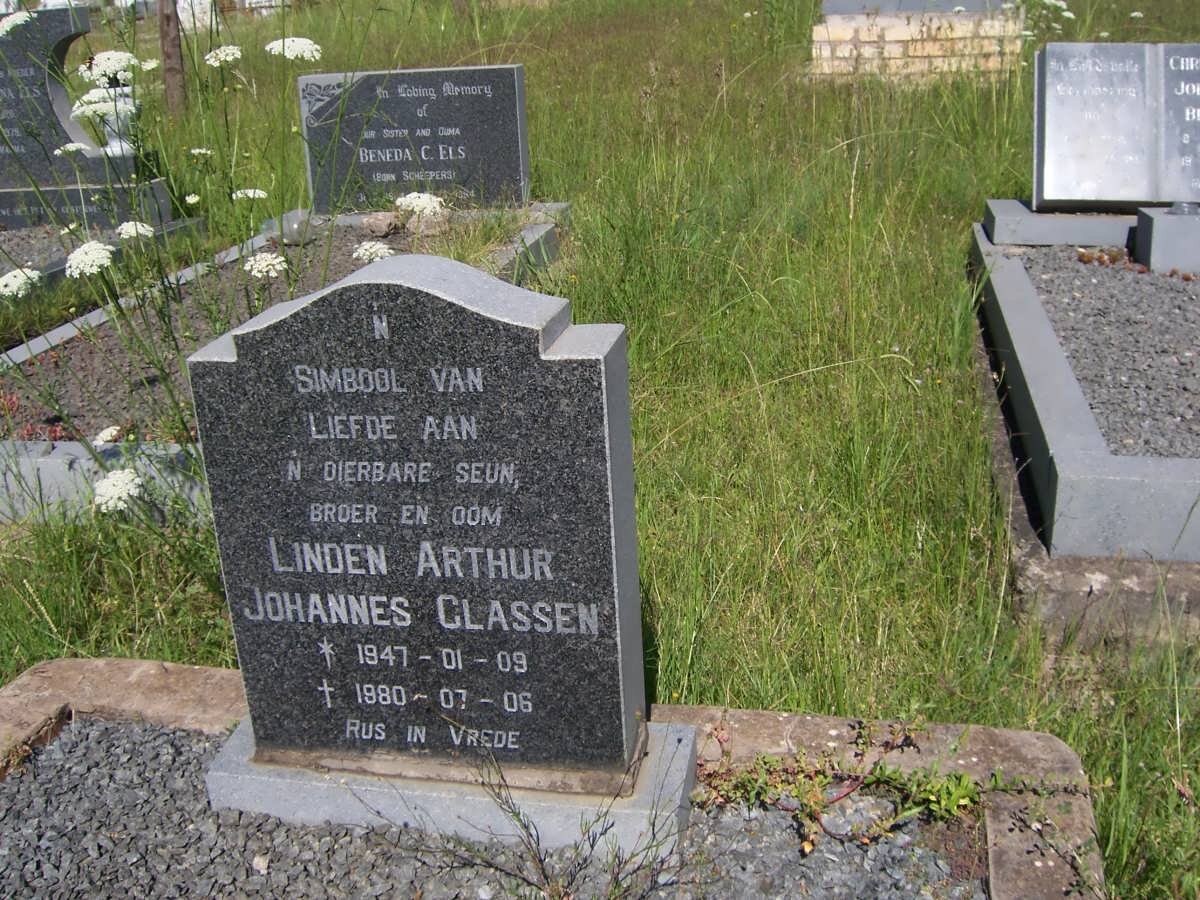 CLASSEN Linden Arthur Johannes 1947-1980