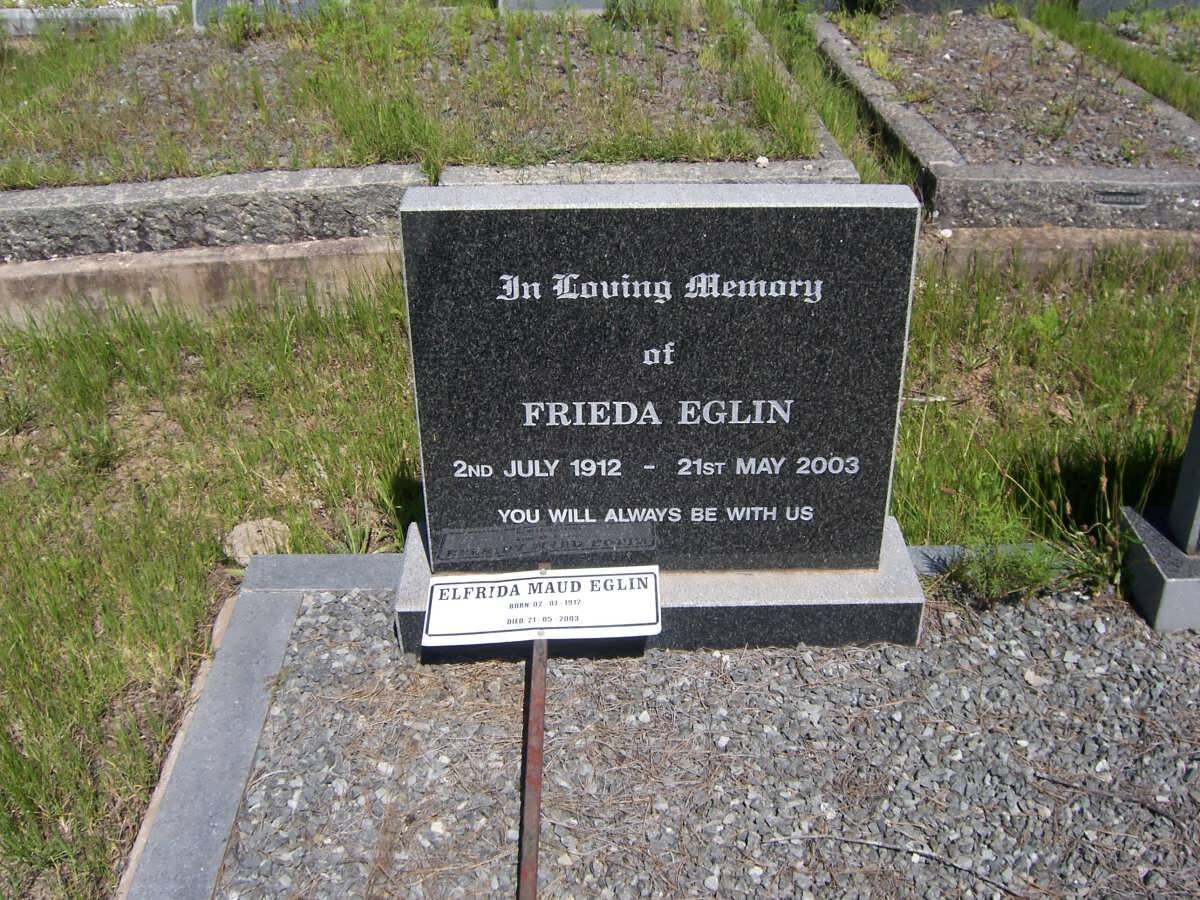 EGLIN Elfrida Maud 1912-2003