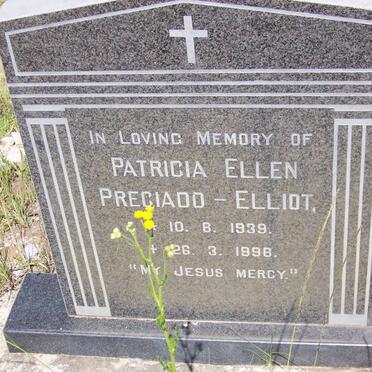 ELLIOT Patricia Ellen, Preciado 1939-1998