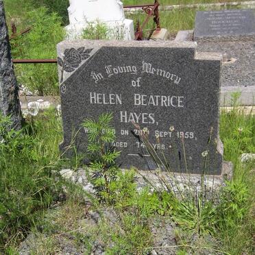 HAYES Helen Beatrice -1959