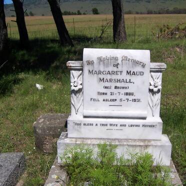 MARSHALL Margaret Maud nee BROWN 1886-1931