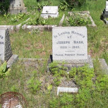 NASH Joseph 1866-1942 &amp; Mabel Rose 1878-1960