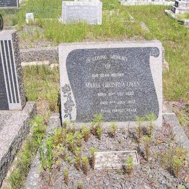 OWEN Maria Christina 1862-1953