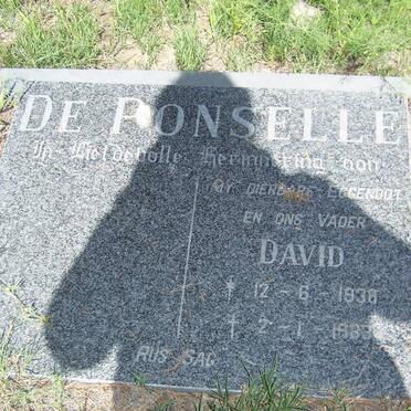 PONSELLE David, de 1938-1983