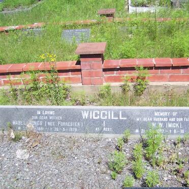 WIGGILL W.W. 1897-1969 &amp; Mabel Agnes FORRESTER 1891-1978