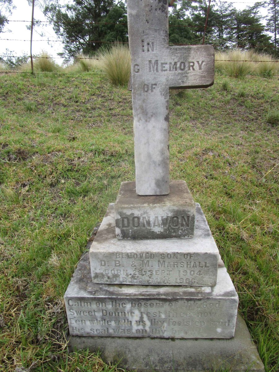 MARSHALL Donavon 1904-1906