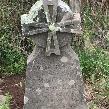 BROWN Mabel Kate 1887-1888