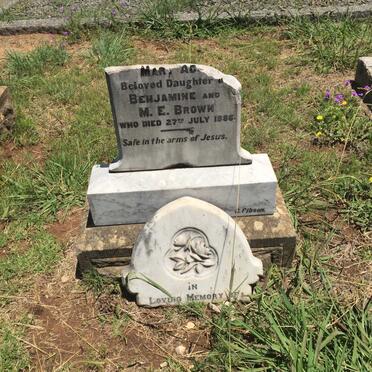 BROWN Mary Ada -1886