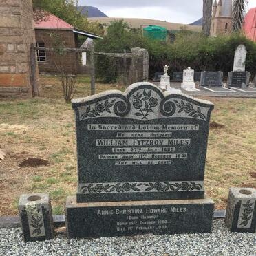 MILES William Fitzroy 1883-1941 &amp; Annie Christina HOWARD 1880-1953