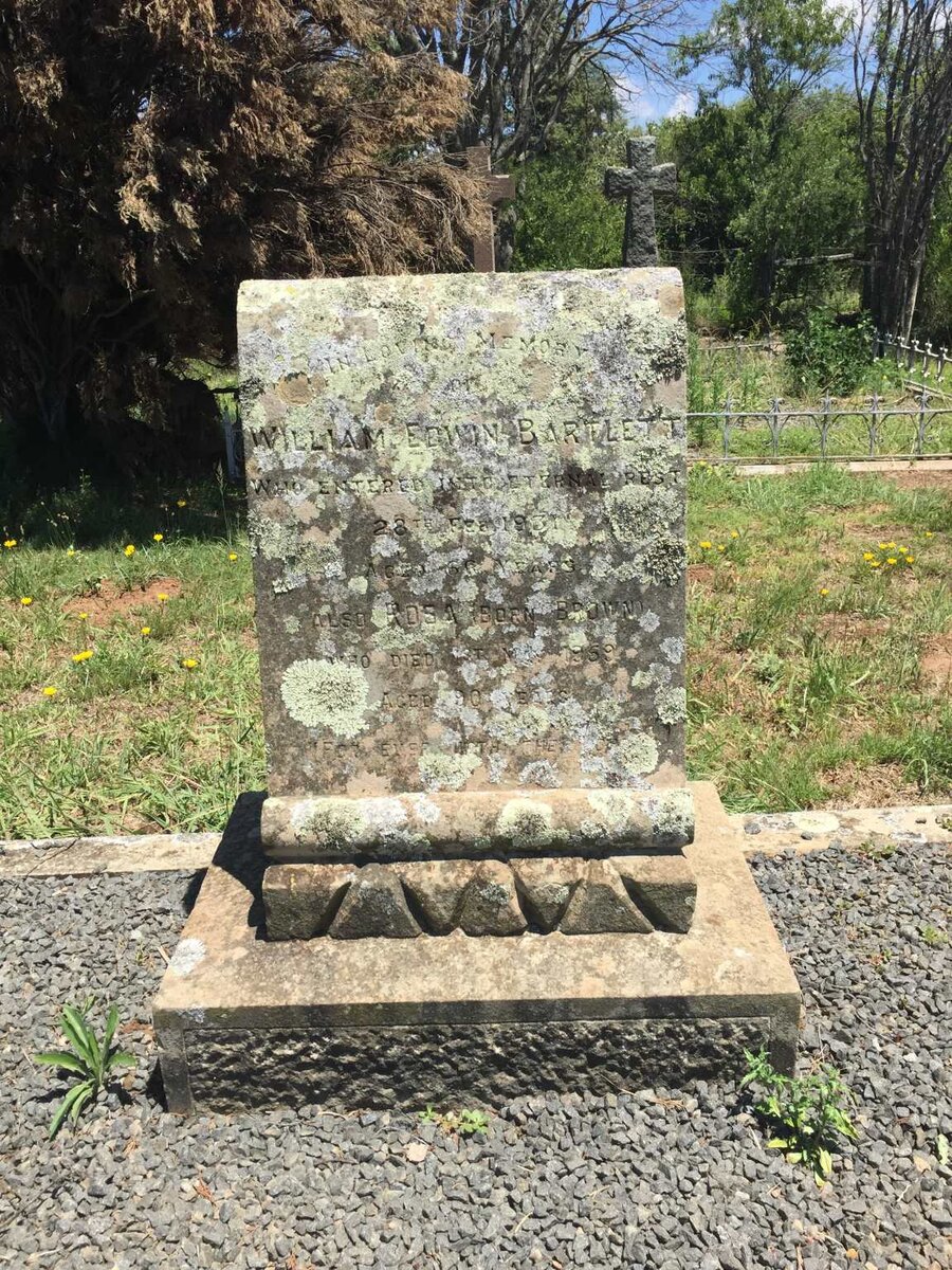 BARTLETT William Edwin -1931 &amp; Rosa nee BROWN -1959