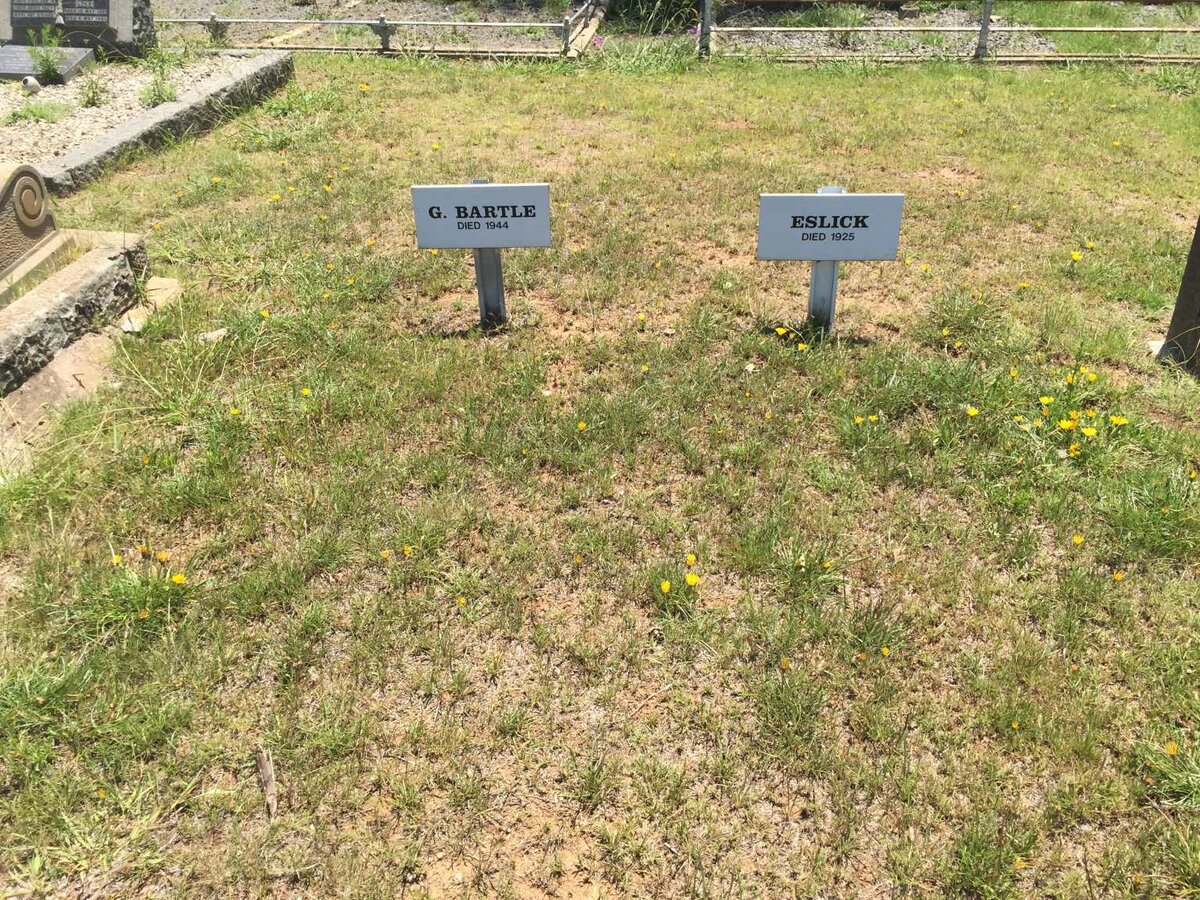 BARTLE G.  -1944 ::  ESLICK  -1925