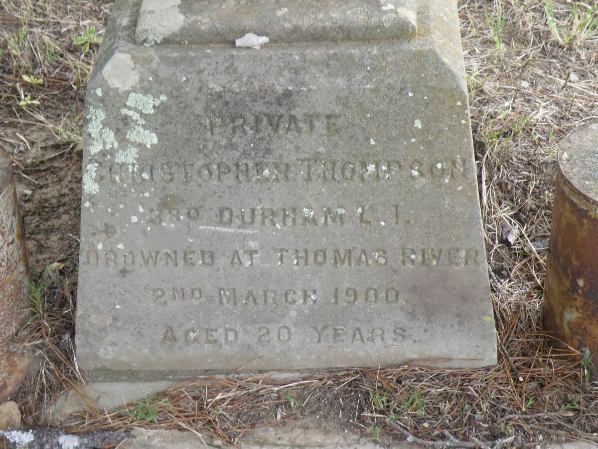 THOMPSON Christopher -1900