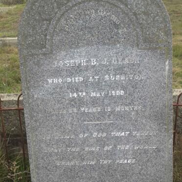 GEACH Joseph B.J. -1900