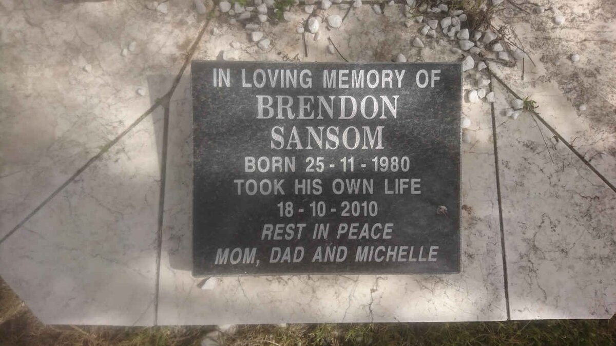 SANSOM Brendon 1980-2010
