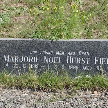 FIELD Wanston James Edward -1979 &amp; Marjorie Noel Hurst 1913-1996