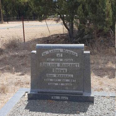 BROWN Adelaide Margaret nee MARSHALL -1967